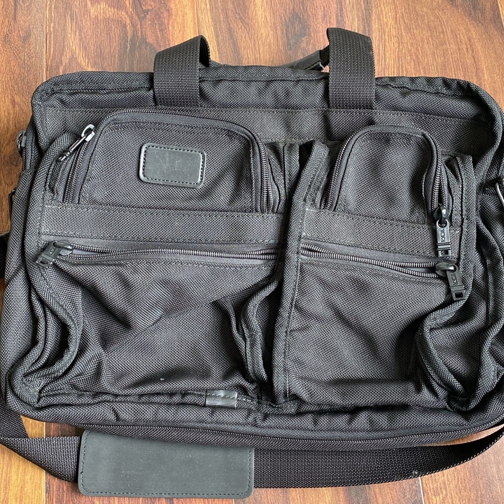 Tumi Ballistic Briefcase Soft Sided Bag - Picture 6 of 11